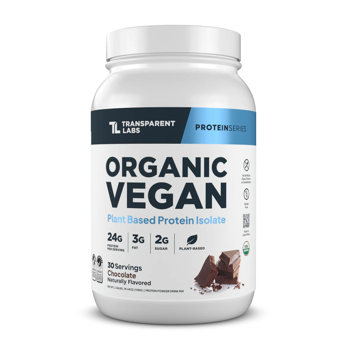 Organic Vegan Plant - Based Protein - Chocolate