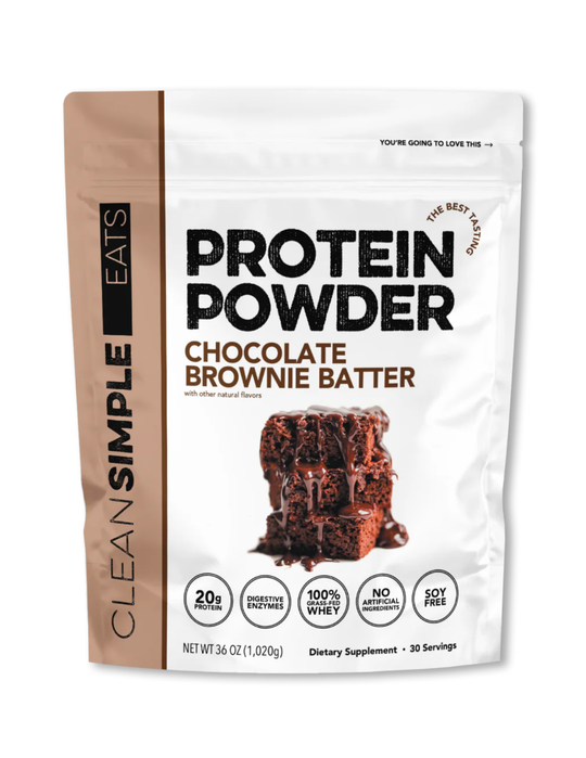 Clean Simple Eats Protein Powder - Chocolate Brownie Batter 30 Servings