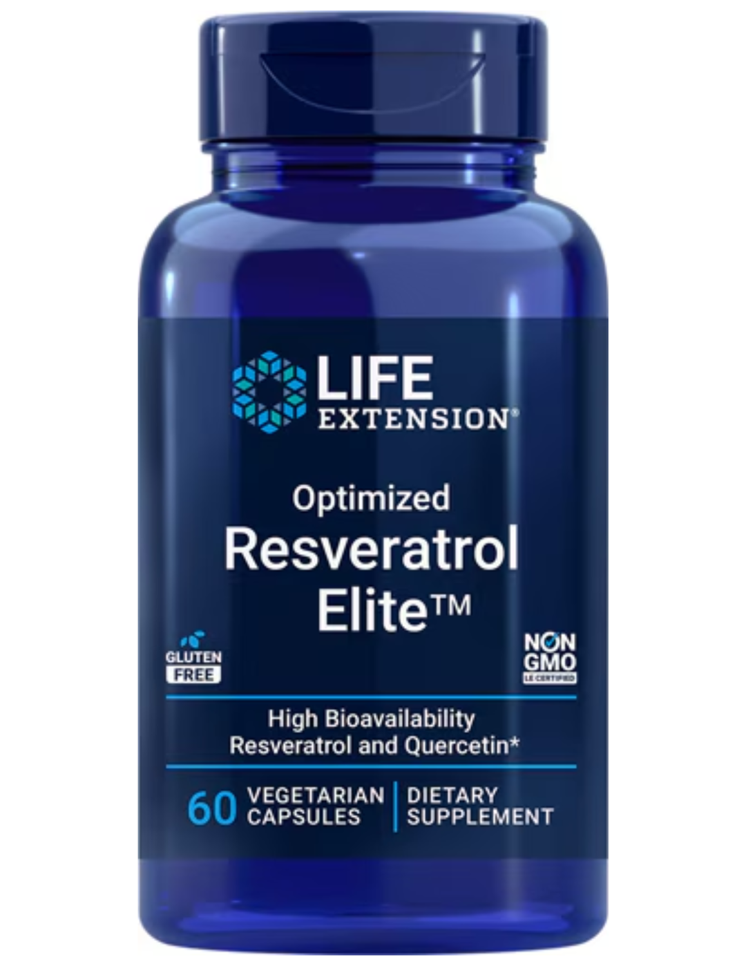 Life Extension Optimized Resveratrol Elite 60 Veg Capsules