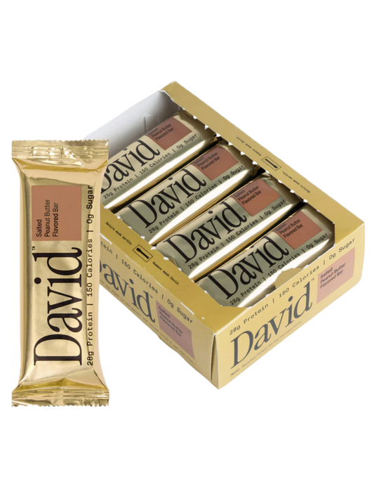 David™ BAR SALTED PEANUT BUTTER 12CT