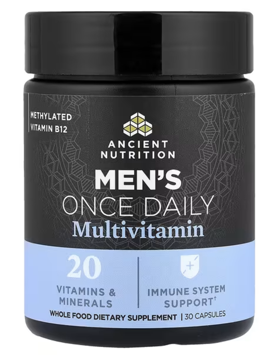 Ancient Nutrition Men's Once Daily Multivitamin 30ct