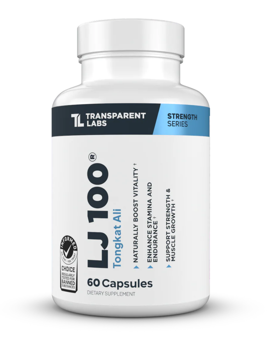 Transparent Labs LJ100 Tongkat Ali 60 Capsules