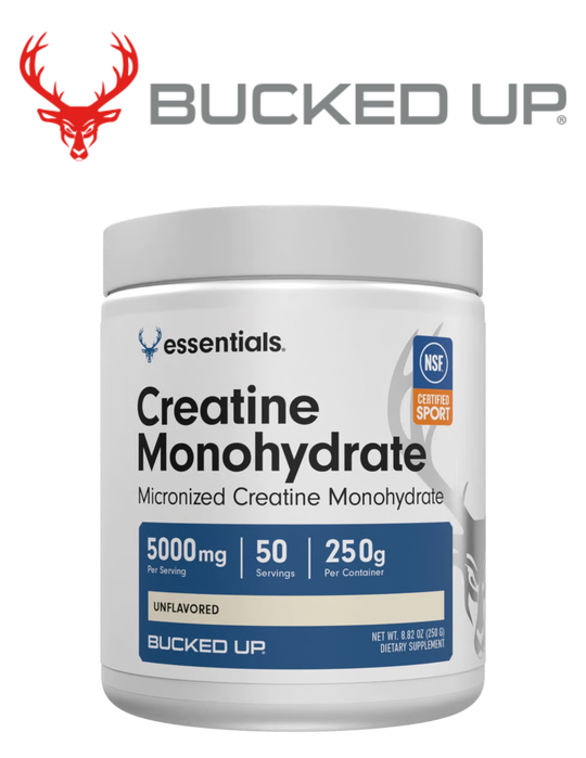 Bucked Up CREATINE MONOHYDRATE Unflavored 50 Servings