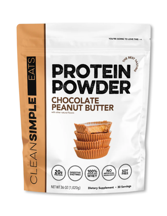 Clean Simple Eats  Protein Powder - Chocolate PB  30 Servings