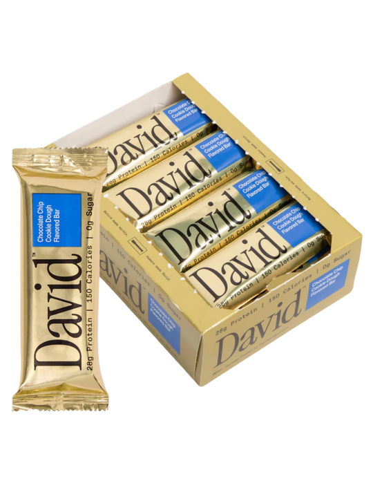 David™ PROTEIN BAR CHOCOLATE CHIP COOKIE 12CT
