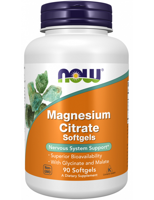 Now Foods Magnesium Citrate Softgels 90ct