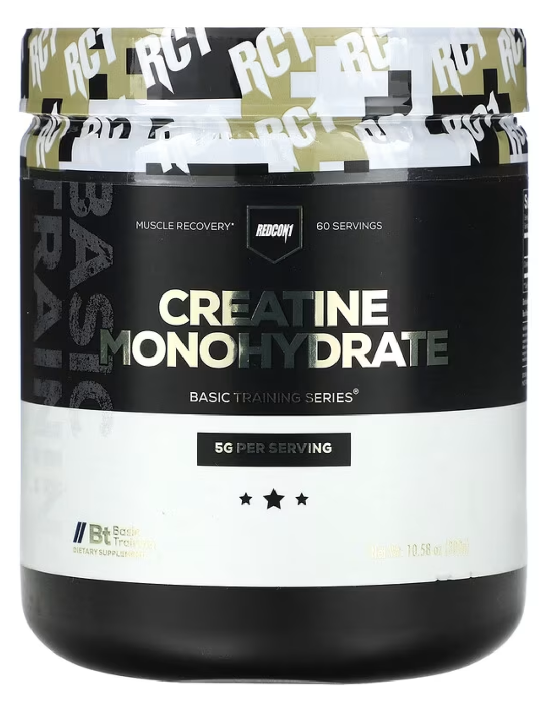 REDCON1 Creatine Monohydrate Unflavored 60 Servings