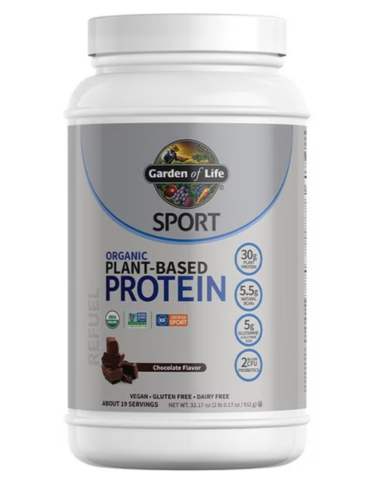 SPORT Organic Plant-Based Protein Chocolate 29.6oz