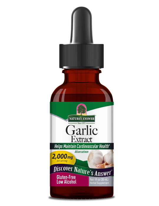 Nature's Answer Garlic Extract 1oz Low Alcohol
