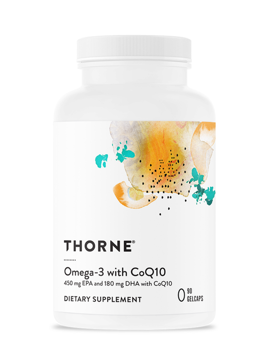 Thorne Omega-3 with CoQ10 90 Capsules