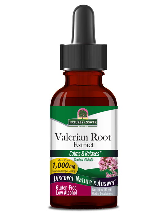 Nature’s Answer Valerian Root 1oz Low Alcohol