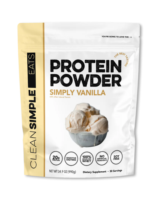 Clean Simple Eats Protein Powder - Simply Vanilla 30 Servings