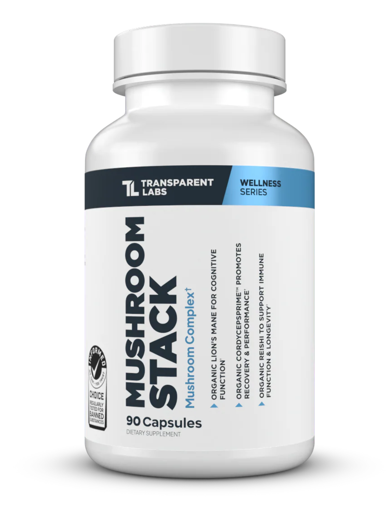 Transparent Labs Mushroom Stack 90 Capsules – Dr. Ed's Nutrition