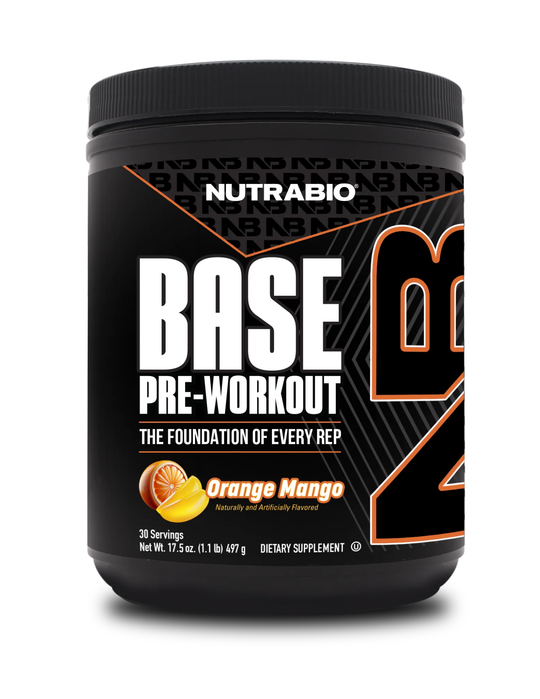 NutraBio Base Pre-Workout Orange Mango