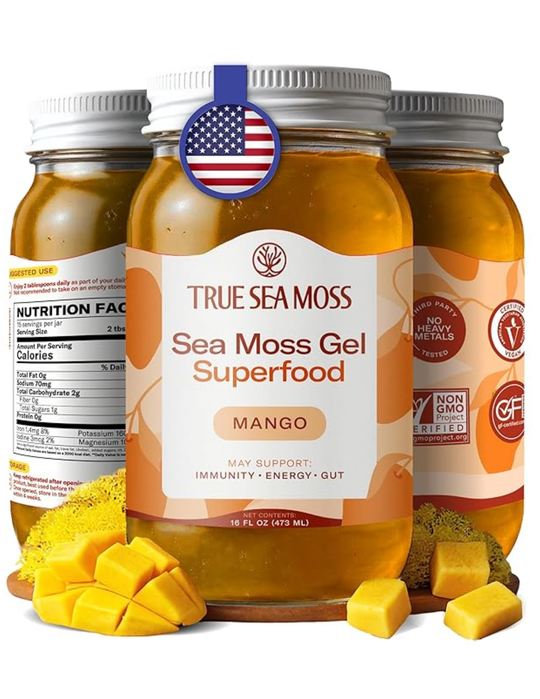 TrueSeaMoss Sea Moss Gel - Mango