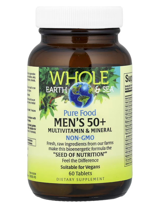 Natural Factors Men's 50+ Multivitamin + Mineral 60ct