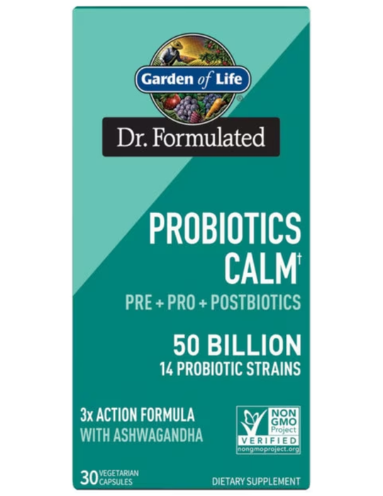 Garden of Life Dr. Formulated Probiotics Calm 50 Billion 30 Capsules