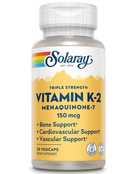 Solaray Triple Strength Vitamin K2 MK-7 150mg 30ct