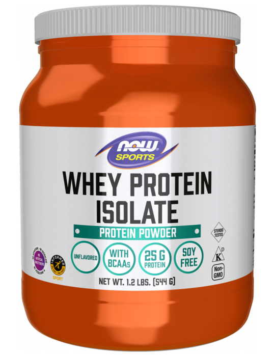 Now Foods Whey Protein Isolate Unflavored 1.2lbs