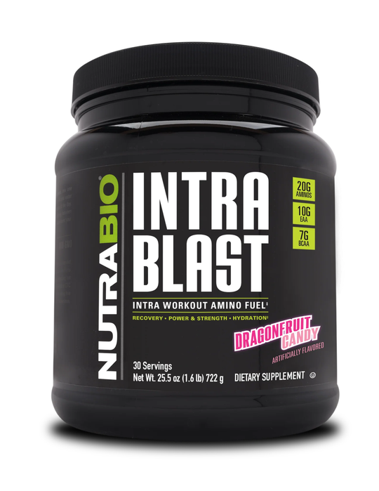 NutraBio Intra Blast Dragon Fruit Candy 30 Servings