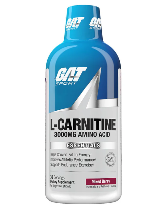 GAT Sport Liquid L Carnitine 3000 Mixed Berry 16oz