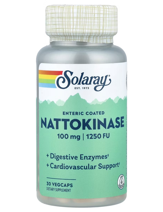 Solaray Nattokinase 100mg 30 Veg Capsules