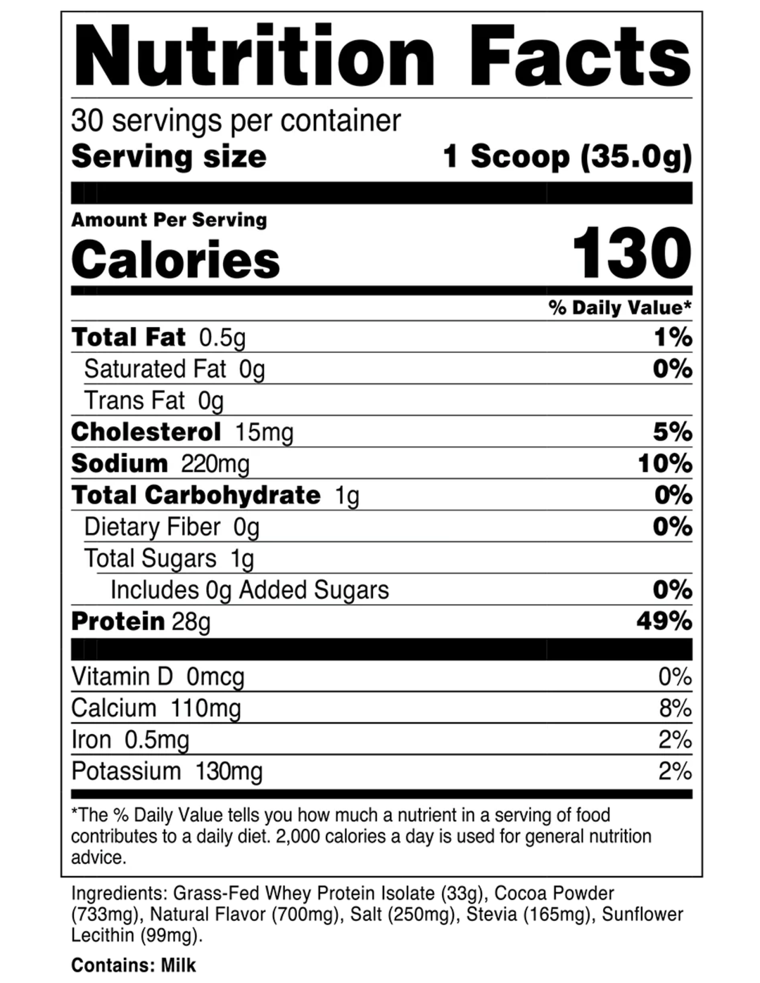 Transparent Labs Grass-fed Whey Protein Isolate - Mocha Latte