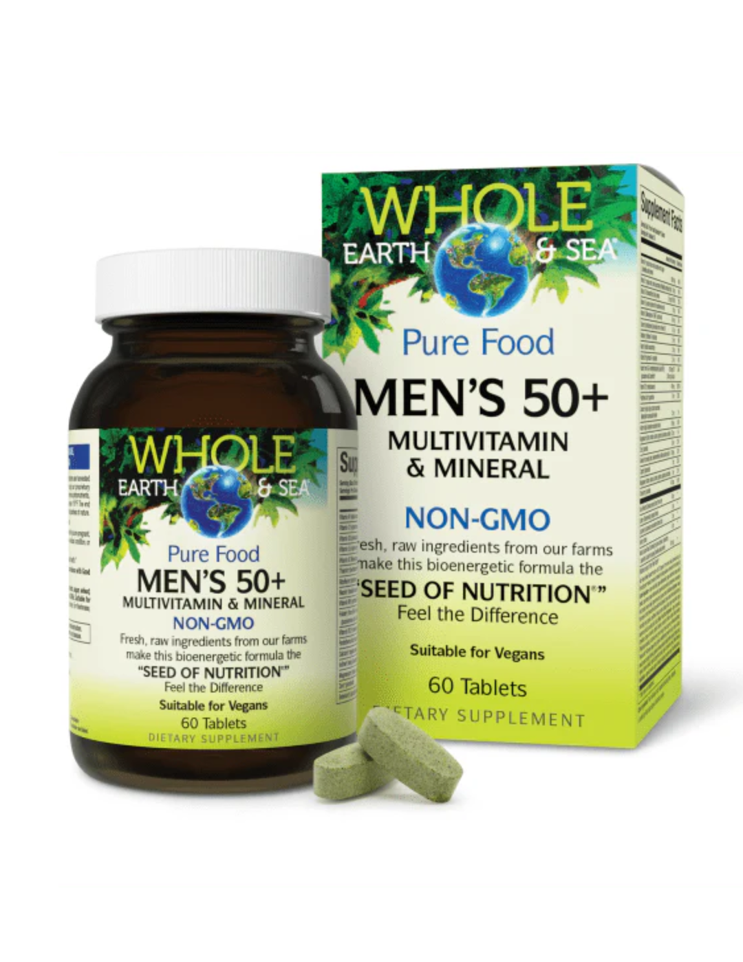 Natural Factors Men's 50+ Multivitamin + Mineral 60ct