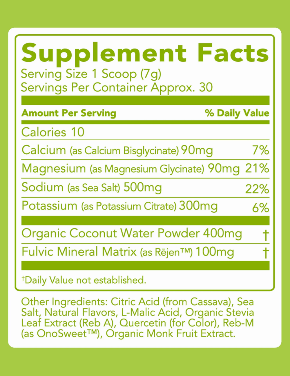 Clean Simple Eats Hydrate + Electrolytes - Lemon Lime 30 Servings