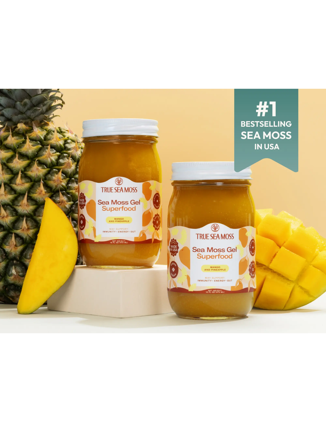 TrueSeaMoss Sea Moss Gel - Mango Pineapple