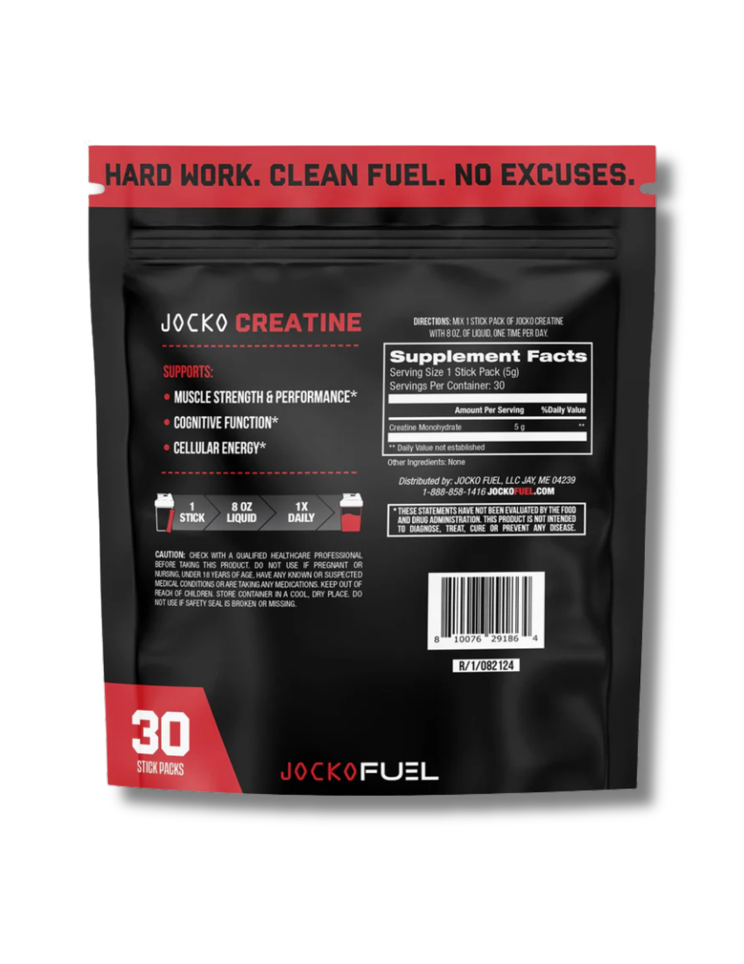 Jocko Fuel Creatine Monohydrate 30pk