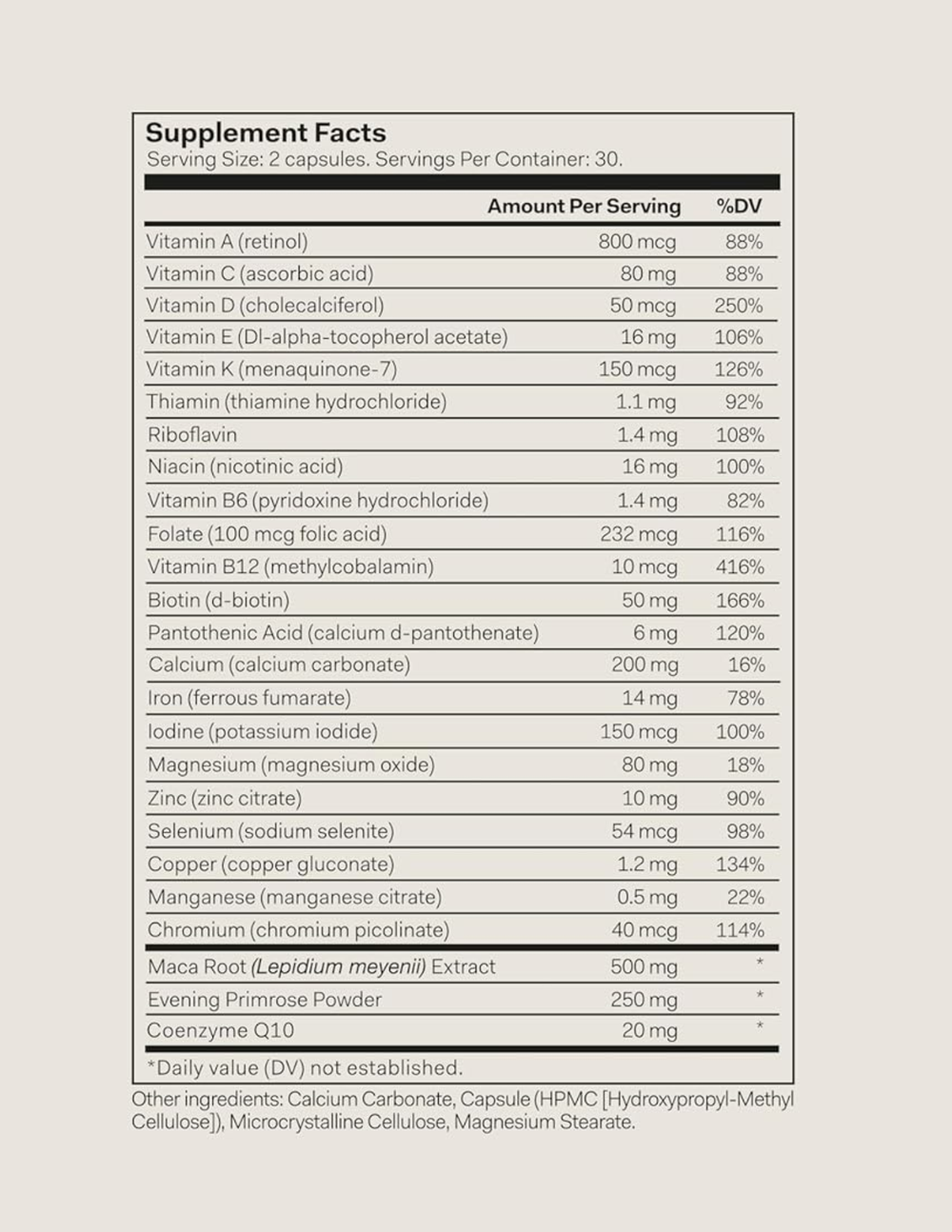 THE NUE CO. Women's Multivitamin 45+ 60ct
