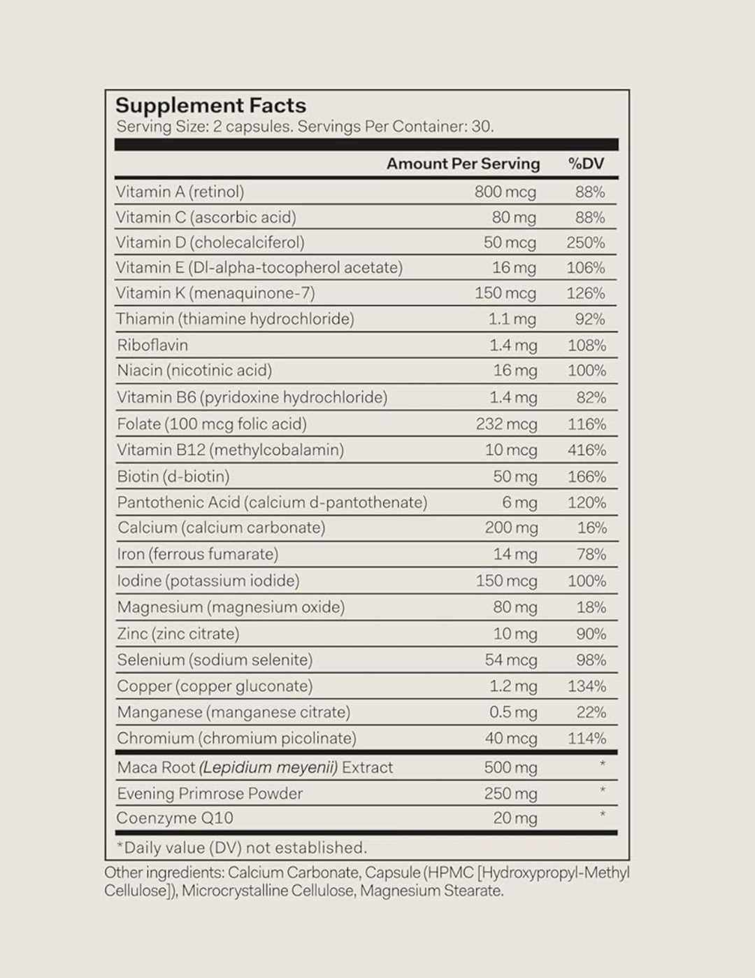 THE NUE CO. Women's Multivitamin 45+ 60ct