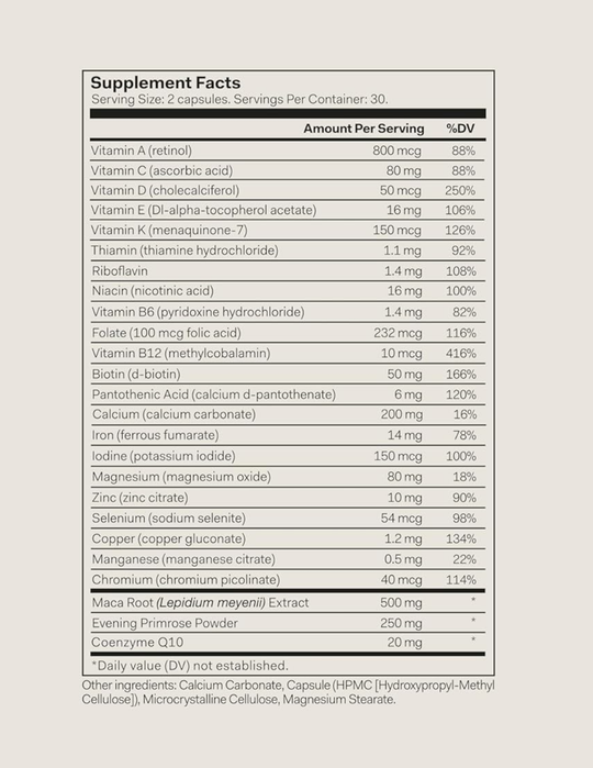 THE NUE CO. Women's Multivitamin 45+ 60ct