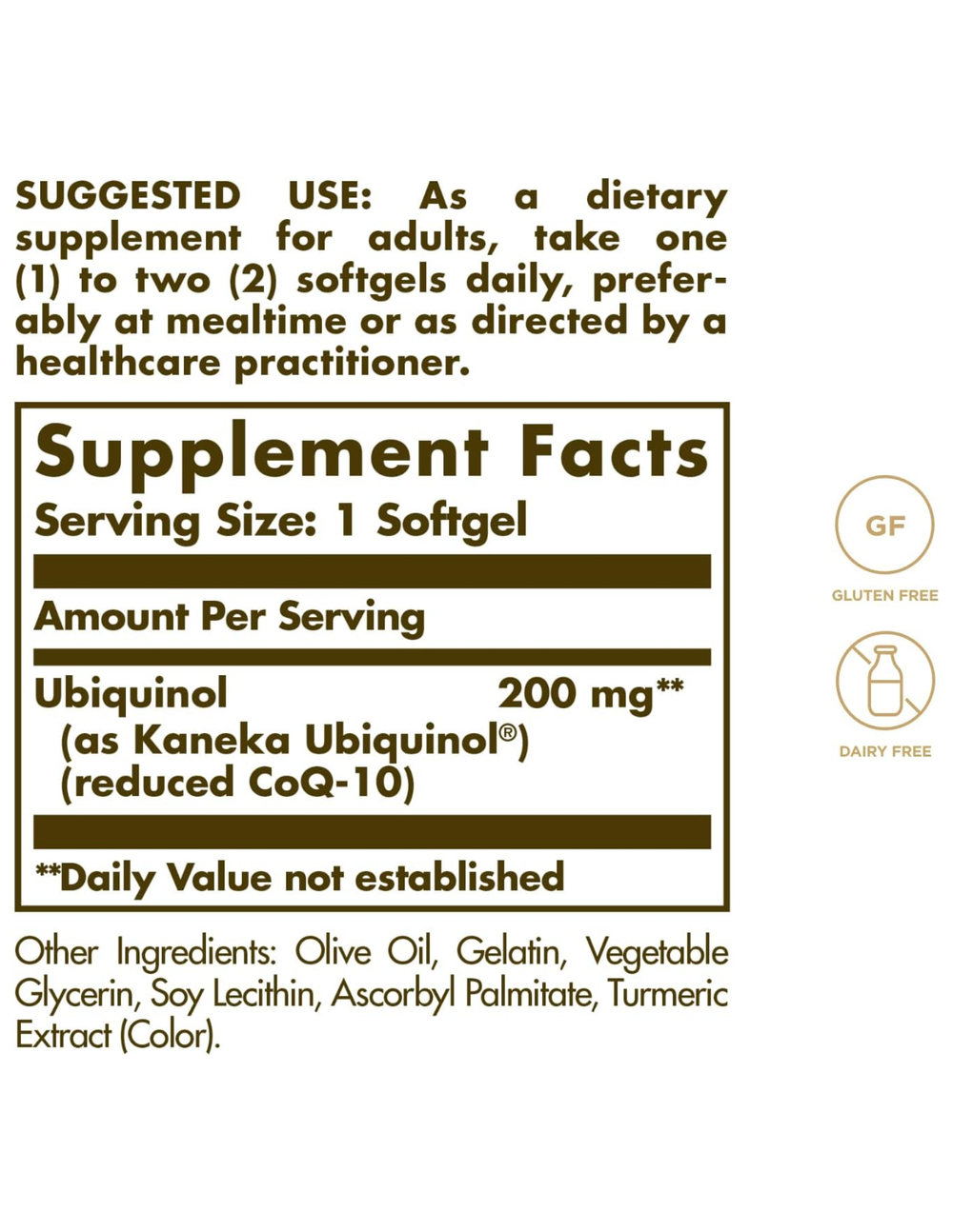 Solgar Ubiquinol 200mg Reduced CoQ10 30 Softgels