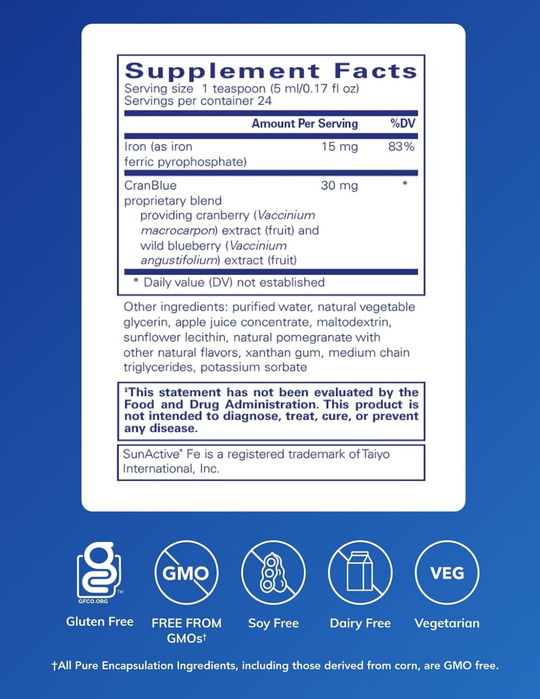 Pure Encapsulations Iron Liquid 120ml