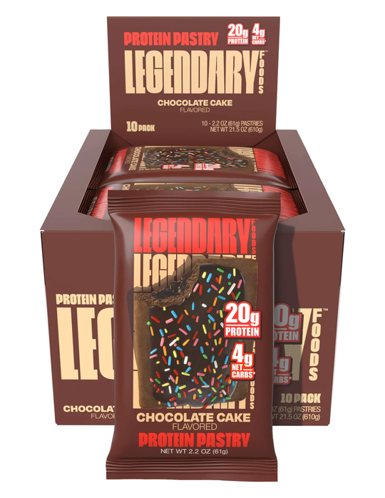 Legendary Foods  Chocolate Cake Protein Pastry 10pk