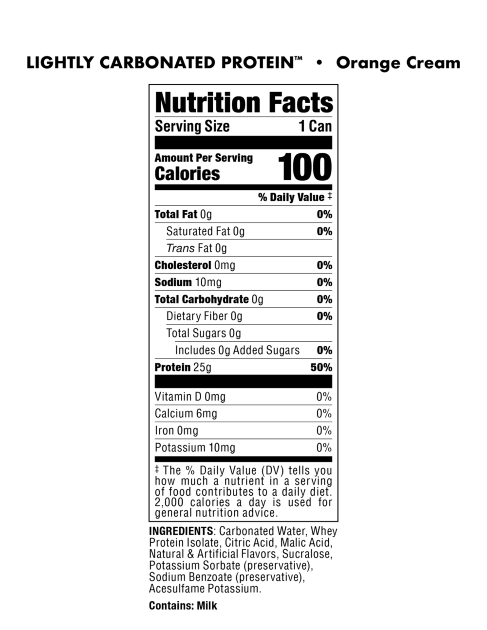 Bucked Up ORANGE CREAM RTD 16 oz ( 12pk )