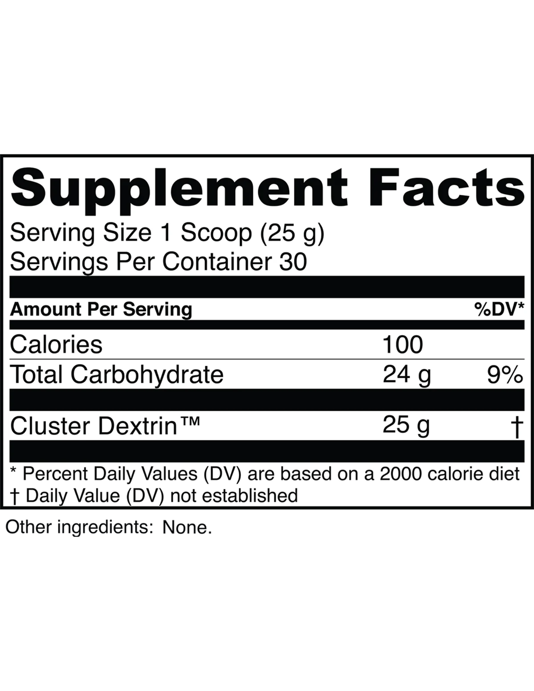 Transparent Labs  Cyclic Dextrin