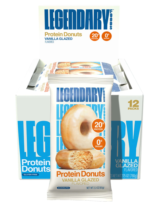 Legendary Foods  Vanilla Glazed Protein Donut 12pk