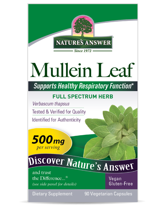 Nature’s Answer Mullein Leaf  90 V-Caps