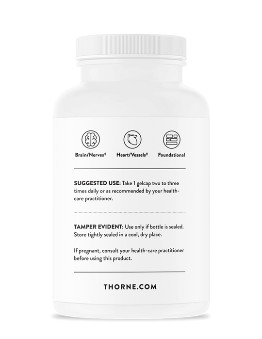 Thorne Omega-3 with CoQ10 90 Capsules