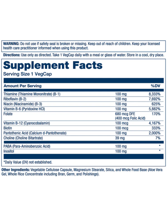 Solaray B-Complex 100 100ct