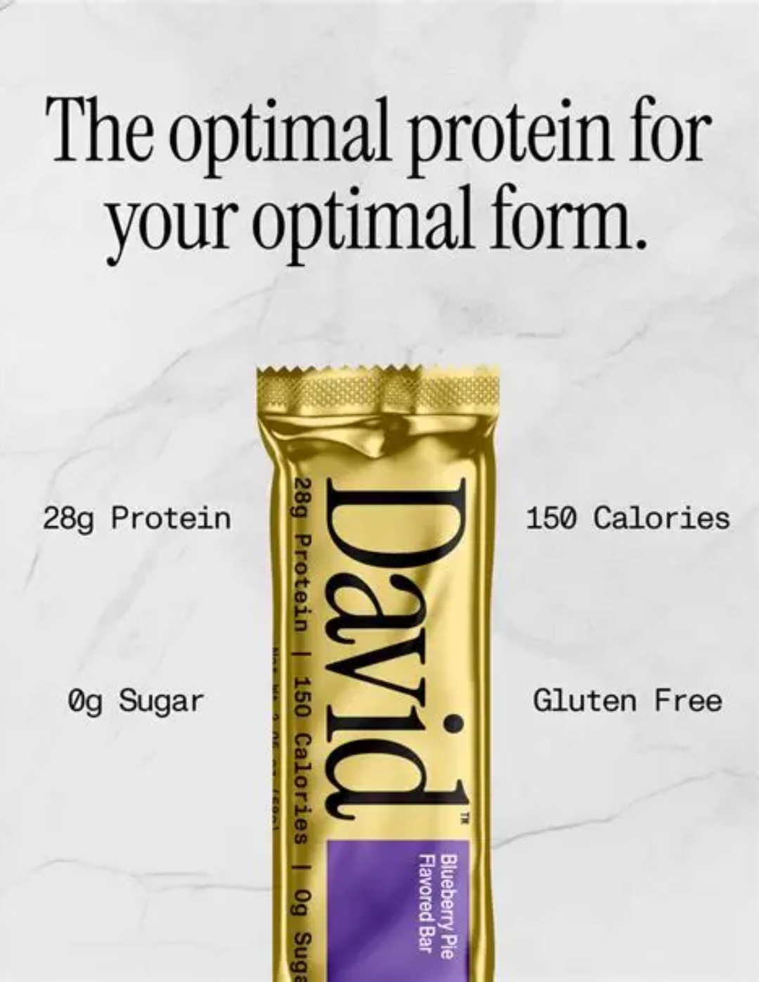 David™ PROTEIN BAR BLUEBERRY PIE 12CT