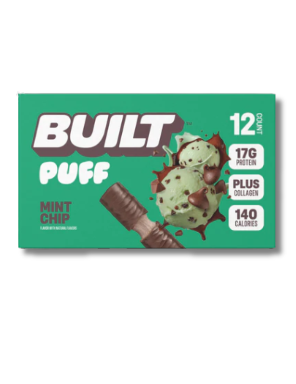 Built MINT CHIP PROTEIN BAR 12CT