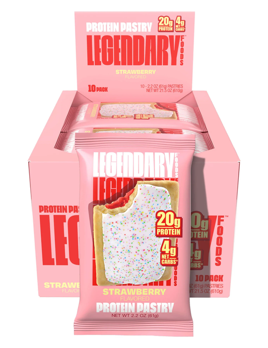 Legendary Foods  Strawberry Protein Pastry 10pk