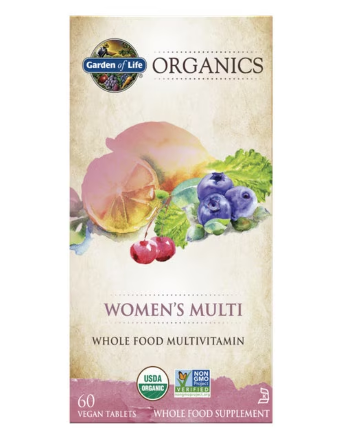 Garden of Life Mykind Organics Women's Multi 60 Tablets