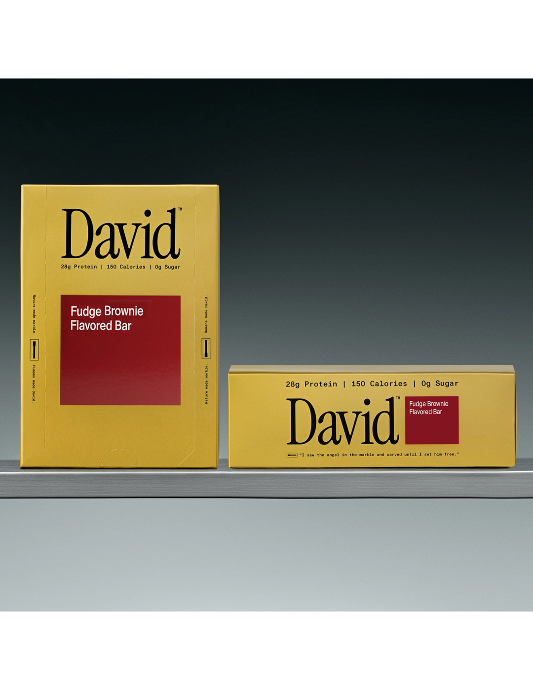 David™ PROTEIN BAR FUDGE BROWNIE 12CT