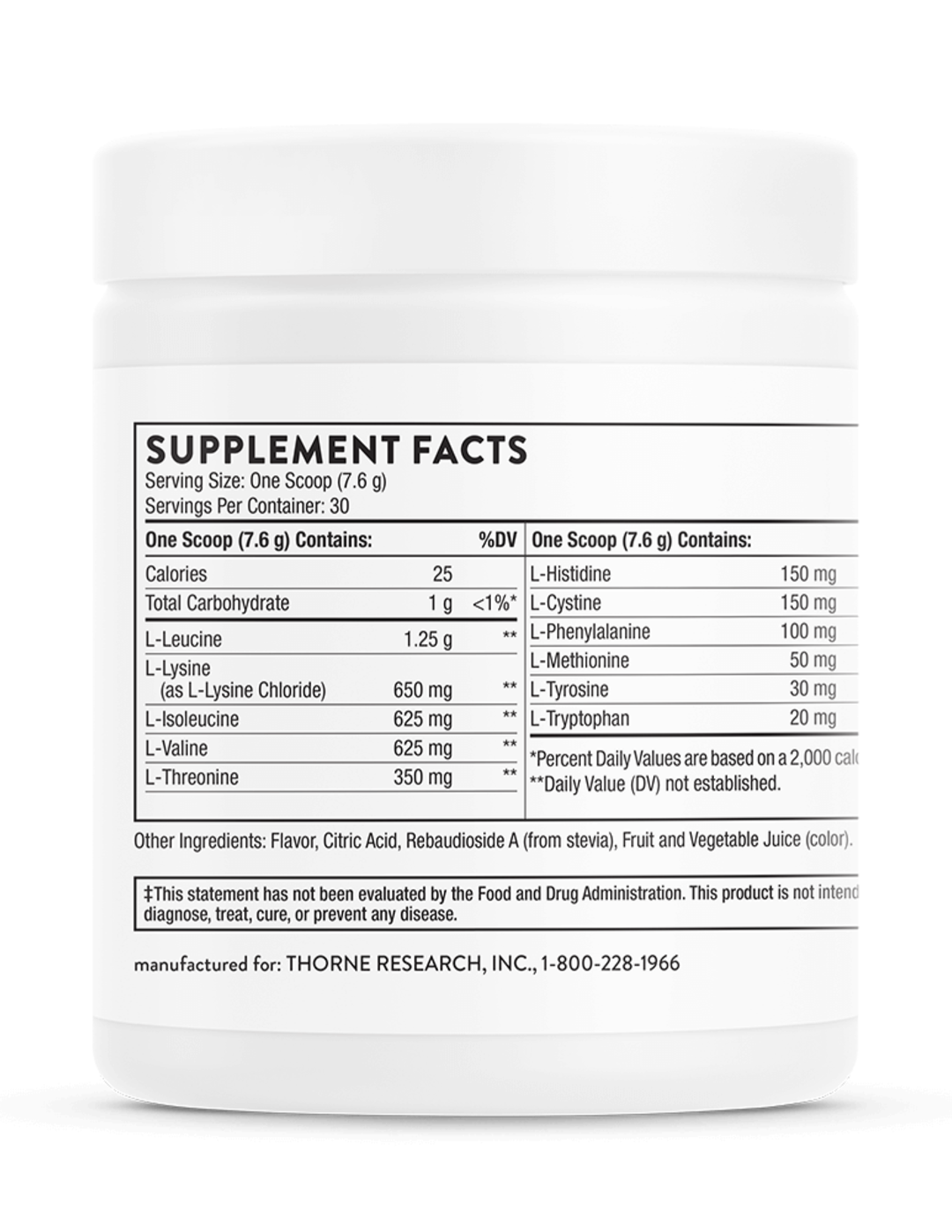 Thorne Amino Complex - Berry 8oz