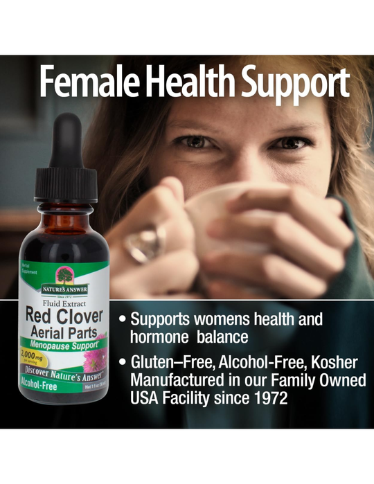 Nature's Answer Red Clover 1oz Alcohol Free